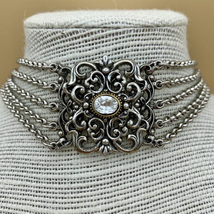 Kropfkette "Astrid" S1 Detail | Trachtenschmuck